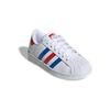 Adidas Originals SUPERSTAR Comfortable Slip Resistant Low top Kids' Skateboarding Shoes White Blue Red FV3689