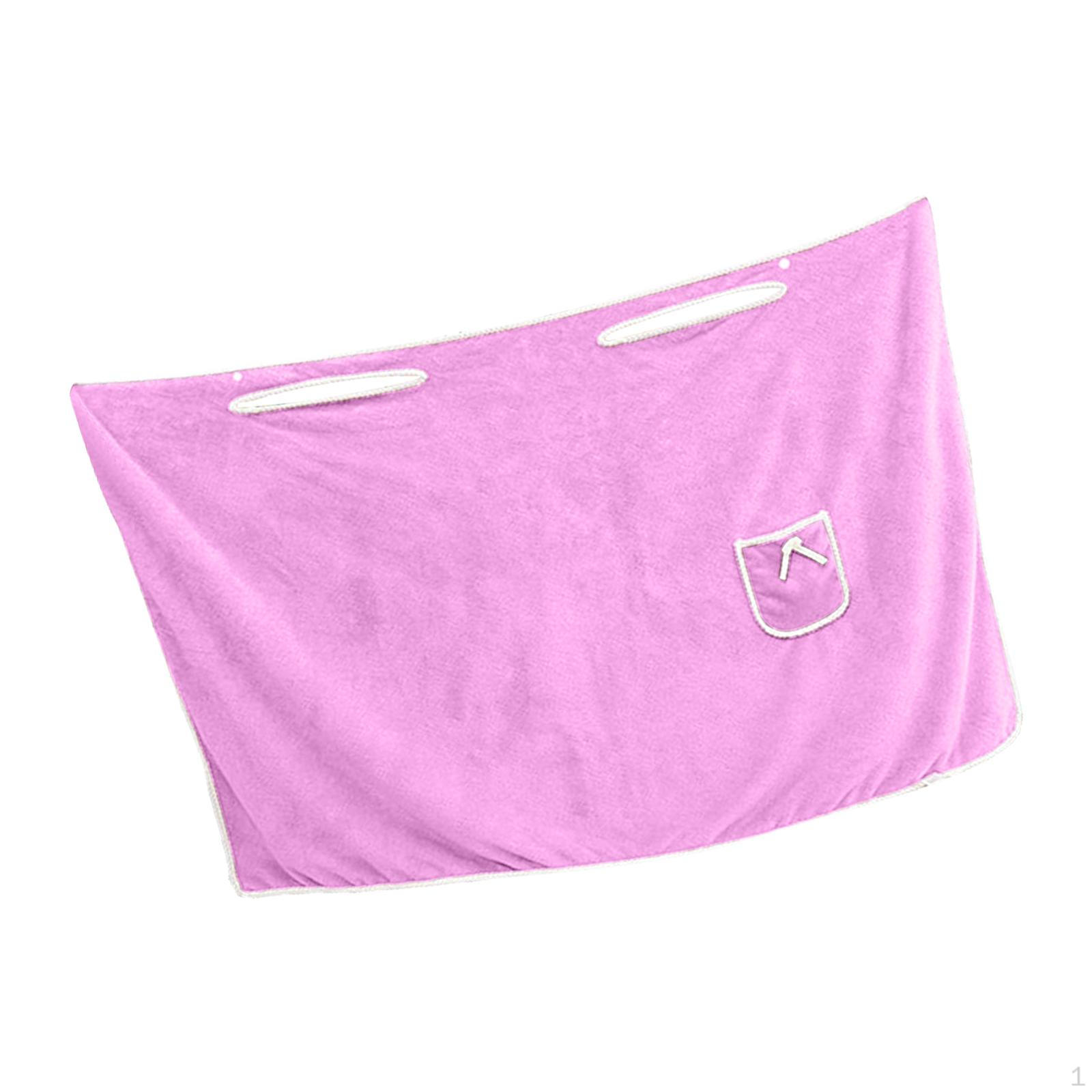 

Банное полотенце для женщин, полотенце для душа, халат 135x80 см, быстросохнущее, для спортзала Light Purple