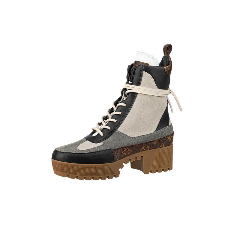 LOUIS VUITTON Laureate Combat Boots Women`s
