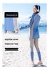 Women's Two-Piece Long Sleeve Quick-Dry Surfing Suit with Sun Protection