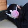 Mode 3D Eenhoorn Slapen Oogmasker Leuke Cartoon Geleidelijke Verandering Pluche Reizen Eyeshade Cover
