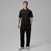 Men's Jordan Polo Shirts Men's Black Lapel Moderate
