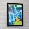 Adventure Time Green Sky Framed Poster