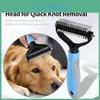 Grooming Double Comb Pet Sided Removes Floating Hair Tangled Knots Massage Brush For Small Medium And Large Dog Cat