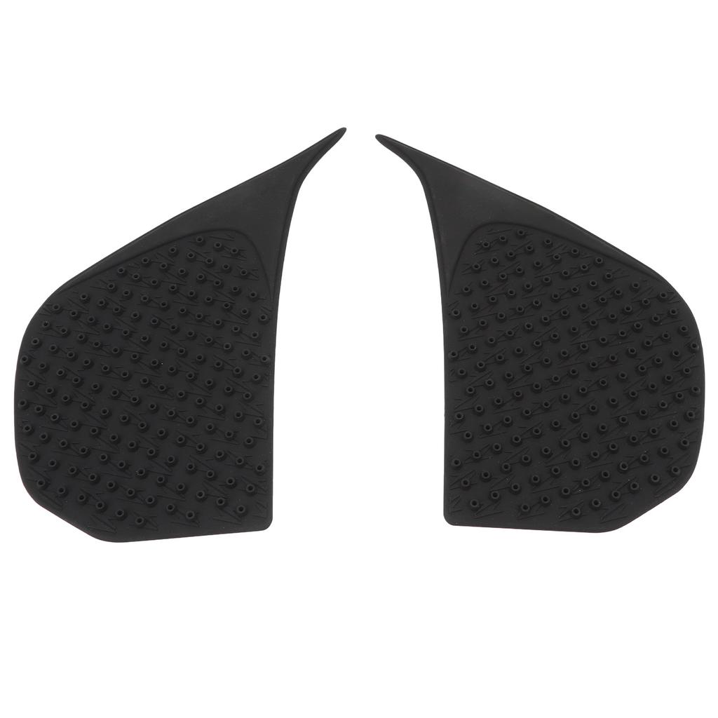 1 Pair Motorcycle Tank Pad Waterproof Rubber Anti Slip Side Tank Knee Grip Traction Pad Protector