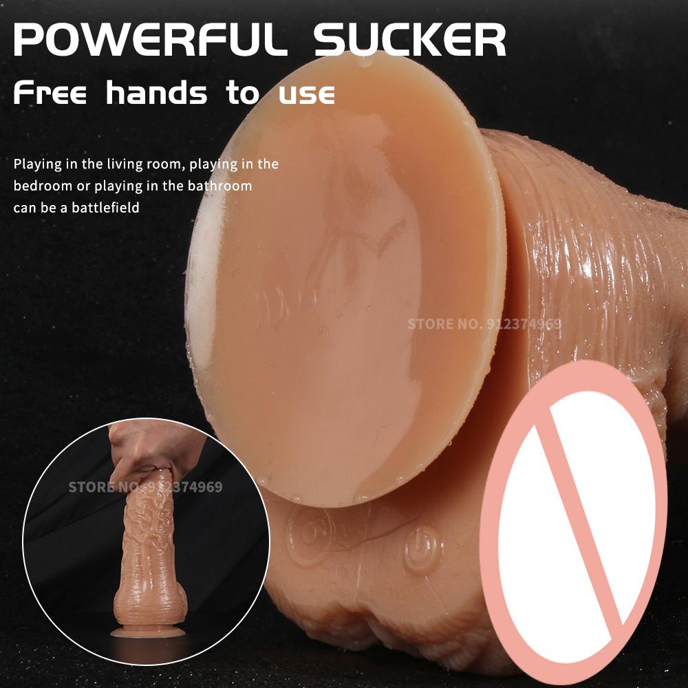 Realistic Dildos Sex Toys Telescopic Heating for Women Masturbation Anal Thrusting Penis Climax Dildo Vibrator G-spot Clitoral and Vaginal Stimulation