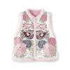 Women's Ethnic Embroidered Cotton-Padded Winter Vest