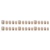 24 Pieces 30 Short Cute Sweet and Cool Love Bows, Small Fresh Student Temperament Noble Nail Art Stickers