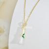 Bamboo Necklace Women'S Guochao Retro Light Luxury Premium Natural Hetian Jade Pendant Accessories