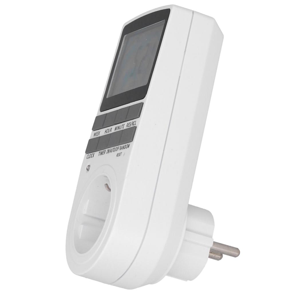 Digitaler programmierbarer Steckdosen-Timer Smart Timing Schalter Steckdose Zubehör für Lampe Ventilator