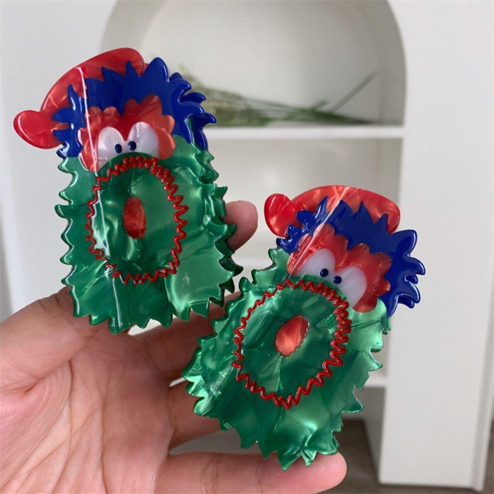 Snowflake Acetate Hair Claw Ice Cream Tanghulu Hairpin Personalized Christmas Hair Clip  Girls