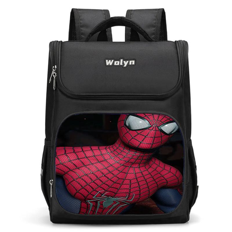 Lightweight Spiderman Girls Backpack With Large Storage For Use Educational