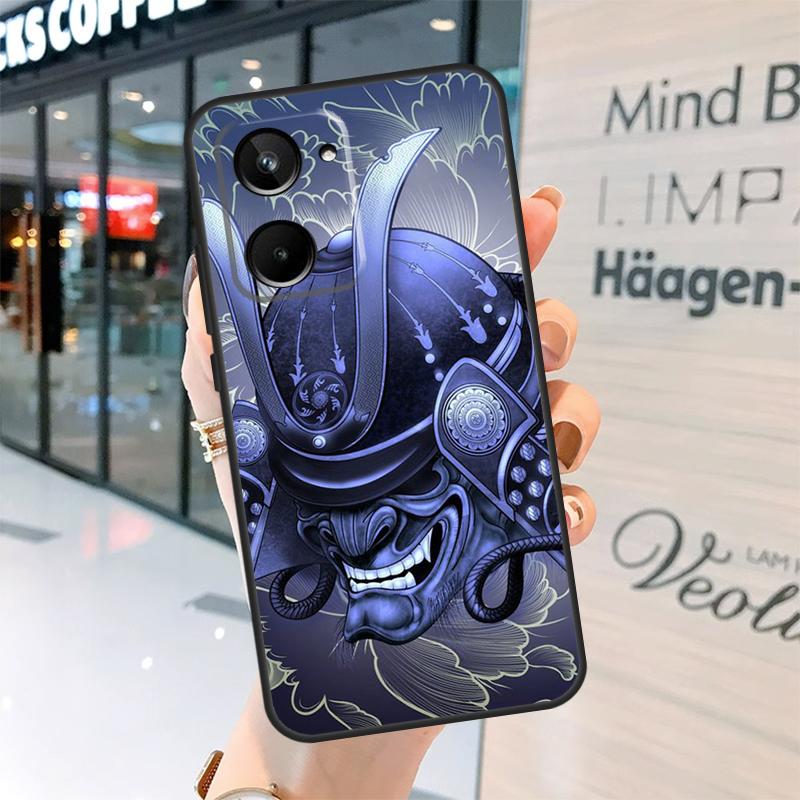 Japanese Samurai Case For Realme GT7 Pro GT6 11 12 13 14 15 Pro Plus C55 C53 C35 C33 C61 C65 C67 C53 C71 C75