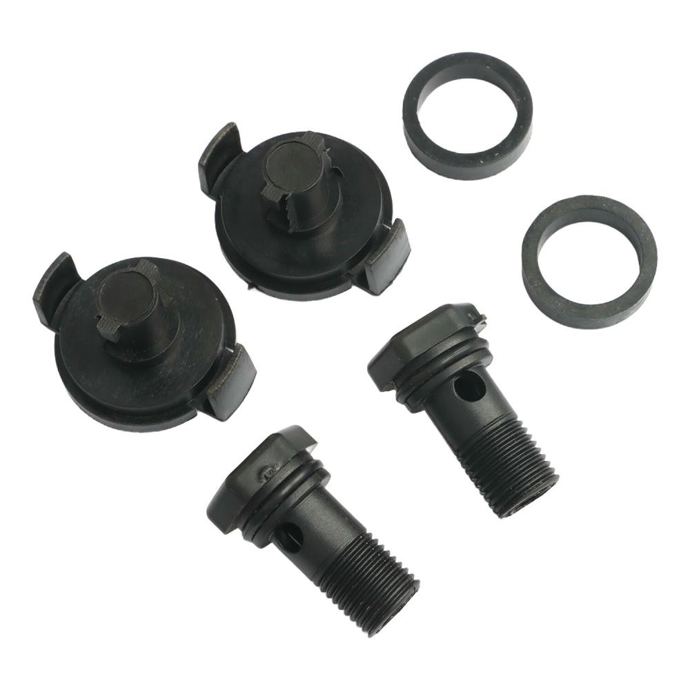 Set of 2 Transmission Oil Level Drain Plugs with Gaskets For Hyundai Santa Fe 2009-2023