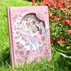 Color Pages Exquisite Diary Notebook Rose Style Romantic Diary Planner Retro Rose Notebook  School