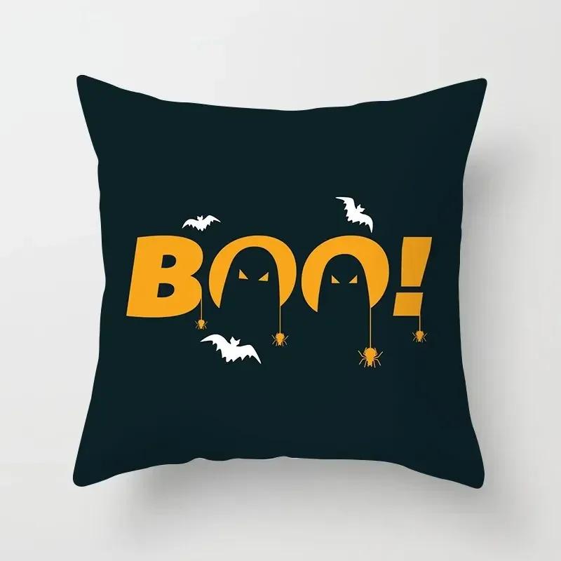 Halloween Horror Scarecrow Pattern Office Living Room Sofa Car Decorative Pillowcase