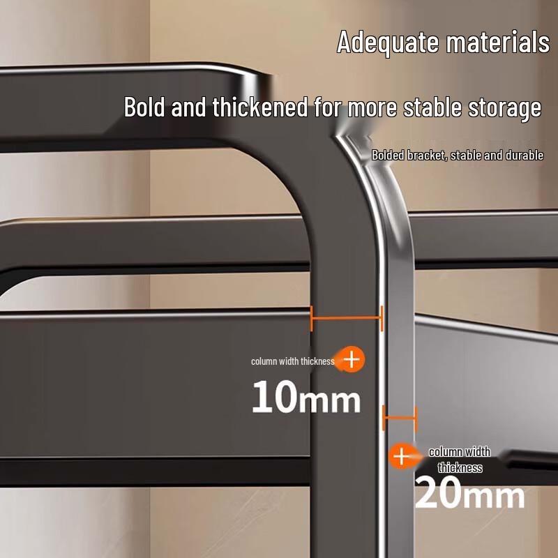 

Bieying 2-Tier Extendable Kitchen Storage Rack