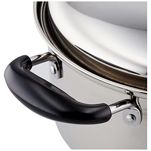 Pearl Metal 22cm Double-Handled Pot with Triple Bottom, Gratia HB-5106