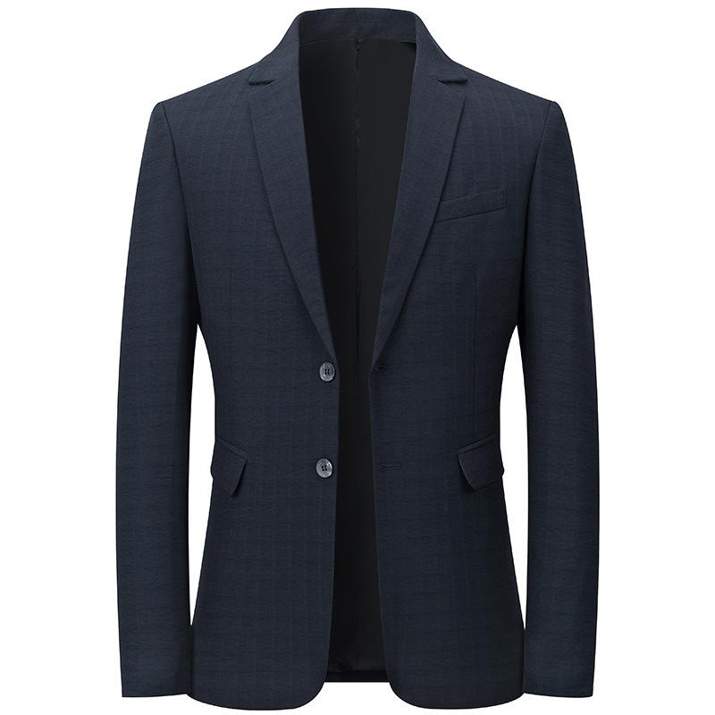 Suit Men's Spring and Autumn Business Men's Clothing Non-ironing Slim Fit Light Single Western Top Casual Suit Jacket
