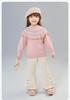 [Retro Ear Ear Edge] Infant and Child Girls' Sweater 24 Autumn/Winter Children's Warm Fashion Thread Shirt Top