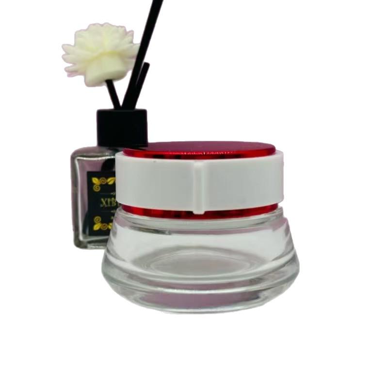 50g Red Lid Face & Eye Cream Jar for Skincare and Moisturizing Essence