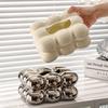 Bubble Shaped Tissue Box Modern Artistic Tissue Holder for Home Decor High End Dining Table Ceramics Affordable Luxury