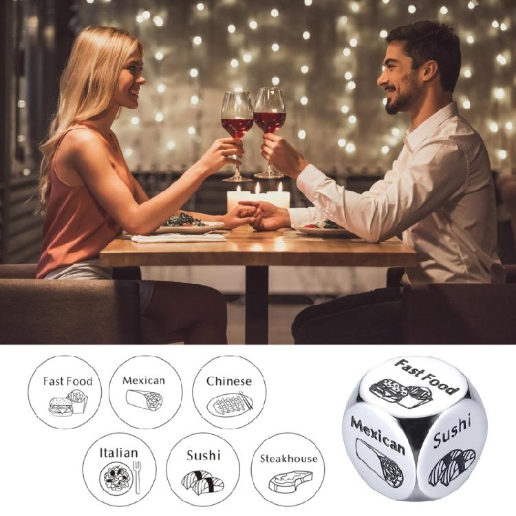 Stainless Steel Date Night Game Decision Maker Tool For Couples To Enjoy Dinner Decision Together