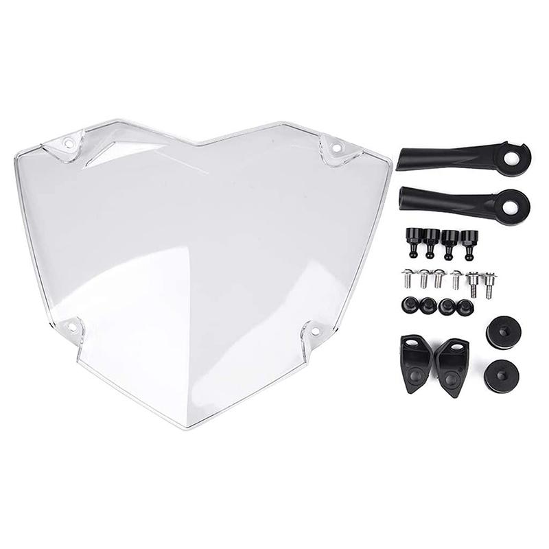 For BMW R1200GS R1250GS ADV LC Clear Motorcycle Headlight Guard Protector Lens Cover Off-Road Riding Protective Shield