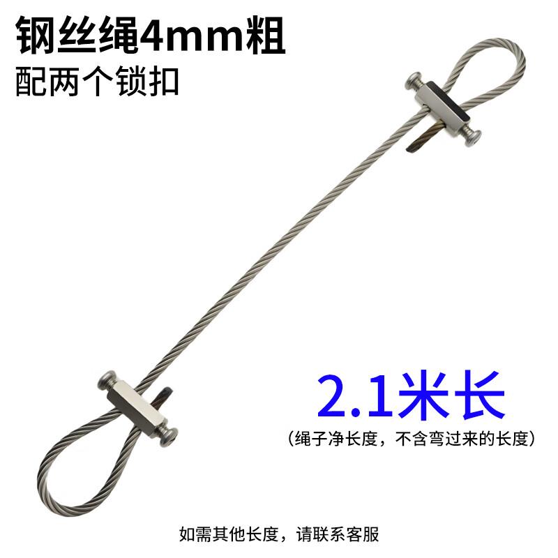 Outdoor Steel Wire Hanging Rope (4mm X 2.1m)