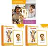 Kids Encouragement Cards Set With Colorful Watercolor Animals For Emotional Development And Focus