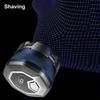 Electric Shaver IPX8 Waterproof Wet Dry Technology 6D Floating Head Quick Shave Magnetic Design LED