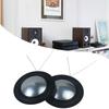 2Pcs Titanium Tweeter Diaphragm Voice Coil 25.4mm 25.5mm Metal Titanium Composite Silk Diaphragm Voice Coil 8 Ohm Repair Parts