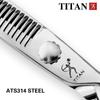 TITAN Professionele Kapper Kapper Gereedschap Salon Haarknipschaar Haarschaar ATS314 roestvrij staal
