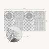 Self-Adhesive Vinyl Panel - Printed Decoration 120x60 cm Geometric and floral patterns