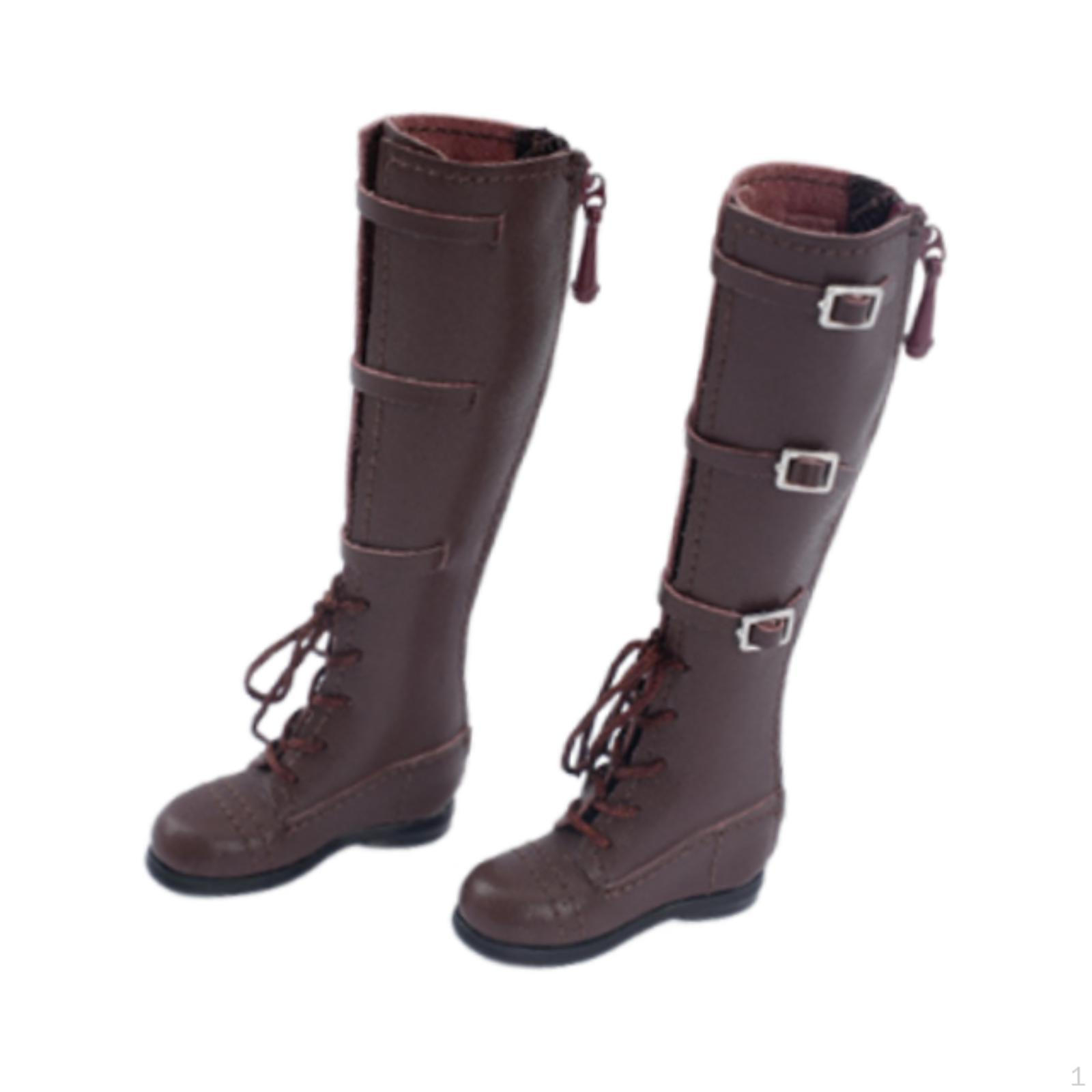 

Обувь для экшн-фигурки масштаба 1/6, мини-ботфорты для 12-дюймовых кукол