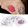 10pcs Temporary Tattoos Paper Individuality Flower Women Girl Fake Tattoo Stickers