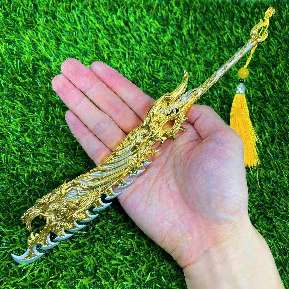 11inch Metal Naraka Bladepoint Katana Ainme Real Size Japanese Katana Damascus Sword Original Samurai Sabre Steel Sword Toy Gift
