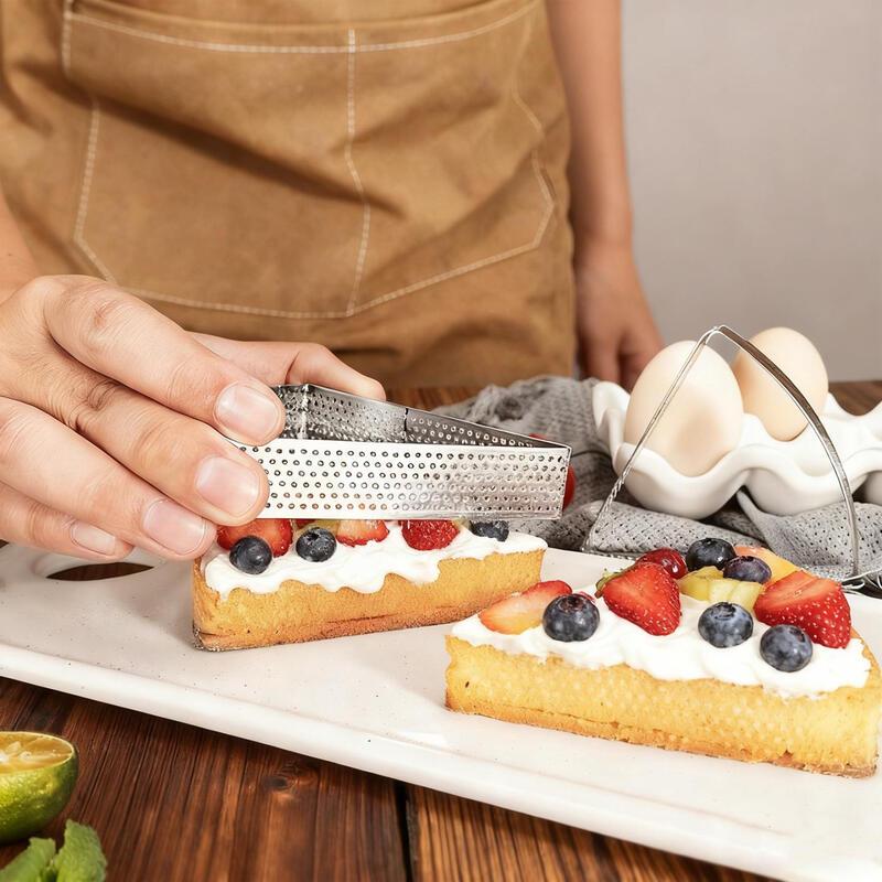 MDNG Perforated 1/6 Sector Mousse Ring Baking Mold Set