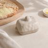 Dish with Lid, Ceramic Rectangular for Kitchen Counter Storage