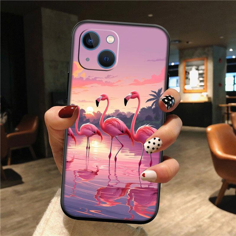 IK28 Flamingos Pink New High-End Shell Phone Case for iPhone SE X XS XR 16E 17 11 Pro Max 8 7 6 6s Plus Air