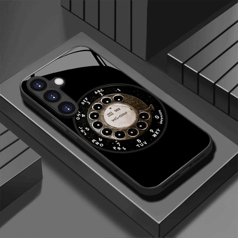 New Model Retro Exquisite Luxury High-end PhoneCase Glass TPU PhoneCase for Samsung Galaxy S26 S25 S24 S23 S22 S21 FE,Ultra,Plus