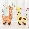 Walking Giraffe Electric Plush Toy With Music Sounds Movements Battery Operated Soft Cartoon Animal Interactive Toy Kids Birthday Gift