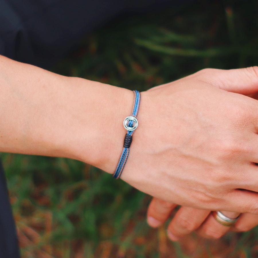 2mm Handmade Antique Rope Bracelet Simple Easy Hook Mens Armband Braclet