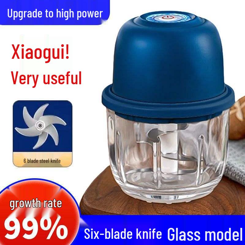 Wireless Electric Garlic Masher, Press, Peeler, Chopper & Meat Grinder