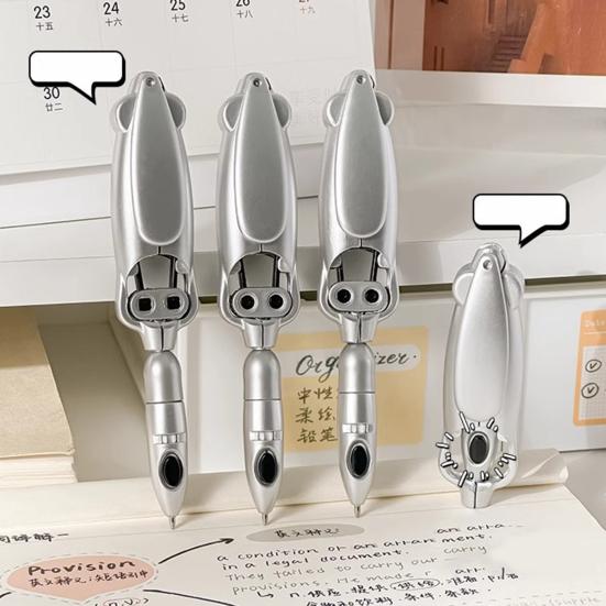 Office Ink Gel Pen Removable Refill Design Smooth Writing Ballpoint Pen Novelty Squid Transforming Pen Stationery Gift