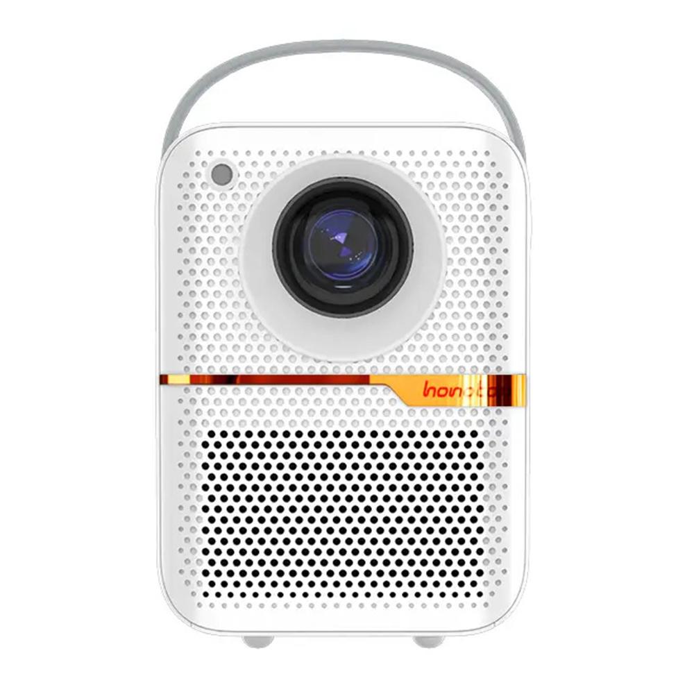 

HONGTOP P11 Портативний міні-проєктор WiFi6 Сумісний з Bluetooth HD Відео Домашній кінотеатр 4+64G LED-проєктор EU Plug