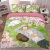 Comic Natsume'S Book Of Friends Bedding Set Natsume Yujin-Cho Duvet Cover Bedroom Decoration Single Double Large Size