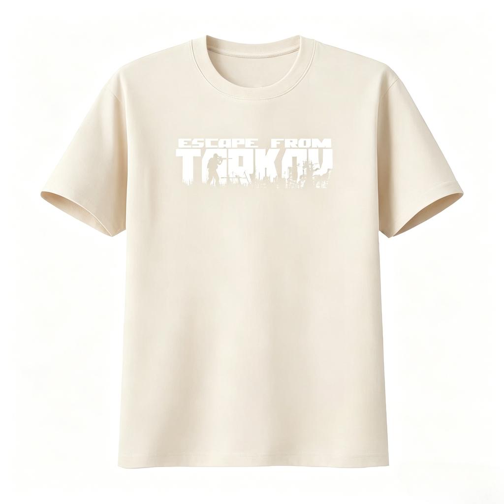 Escape From Tarkov Logo Vintage T Shirt Retro Style Comfortable Fit Perfect for Gamers Unisexs Clothing Women 2026 Summer T Shirt
