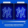 Neon Sign for New York Yankees,Dimmable Sports Team NY Neon Light for Party, Bar, Man Cave,Game Room Decor Man Birthday Gift