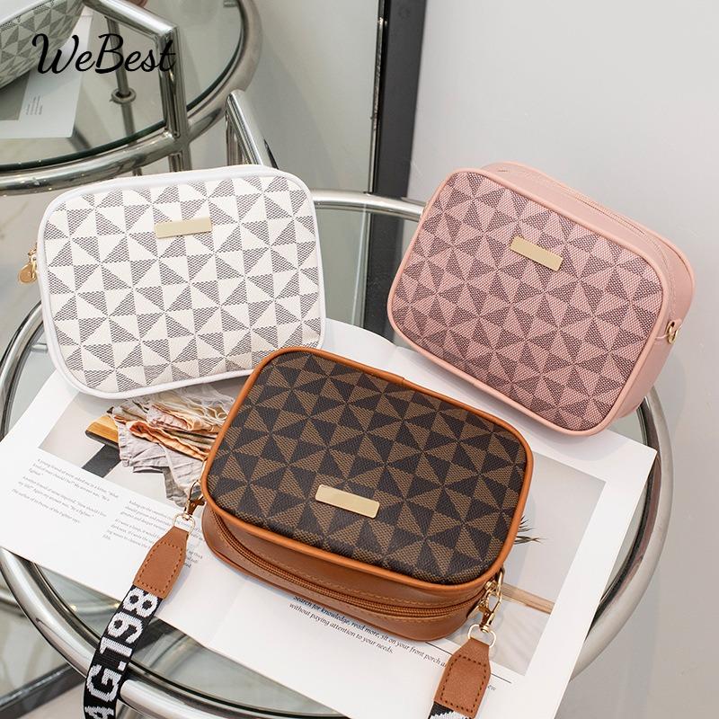 

Casual Crossbody Bag for Light Travel білий